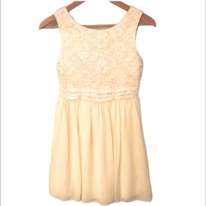Girls Yellow Party Dress